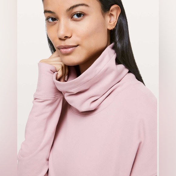 Lululemon go forward pullover size 12 porcelain pink - Picture 10 of 10